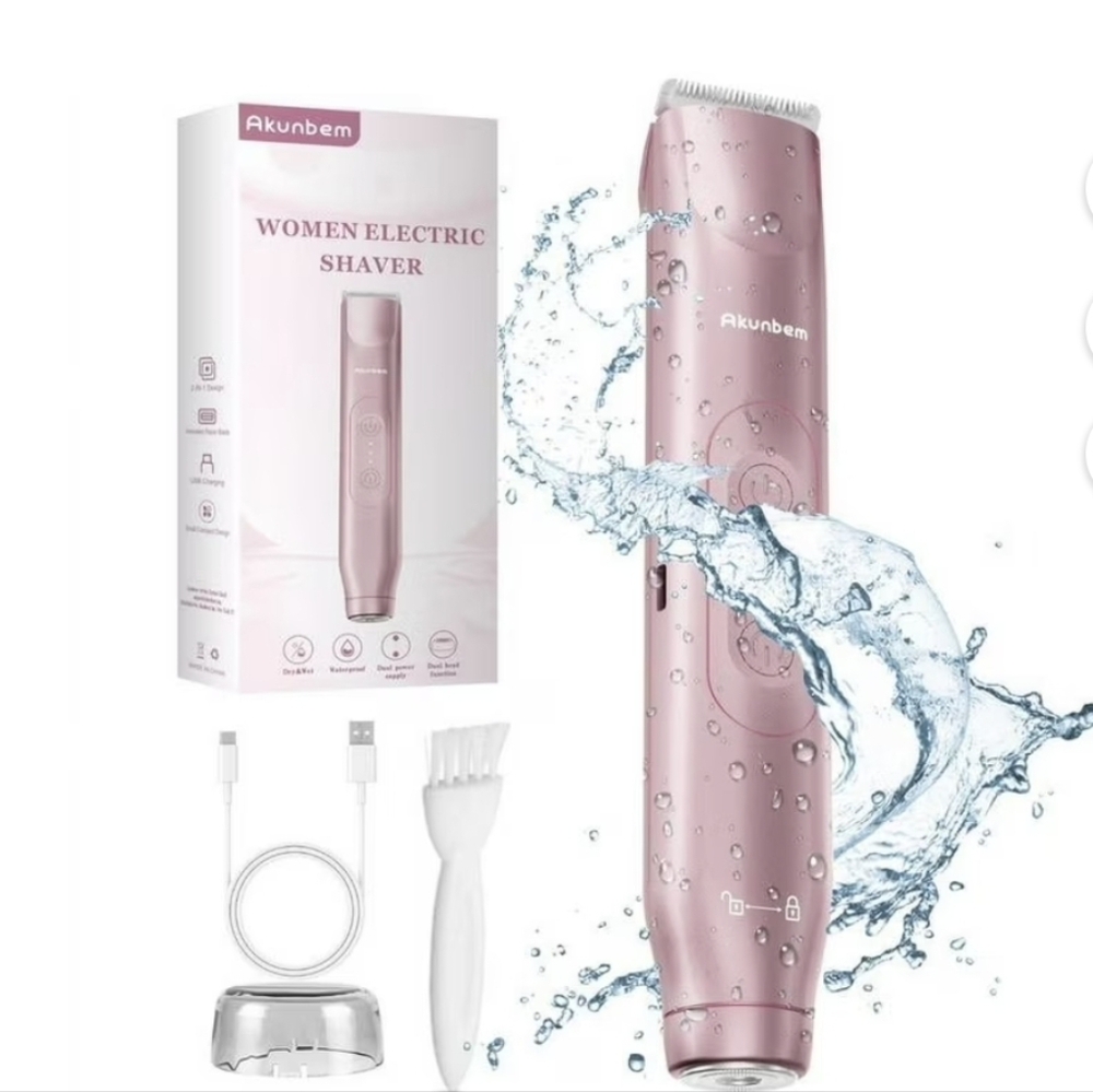Akunbem Women's Electric Shaver - Pink